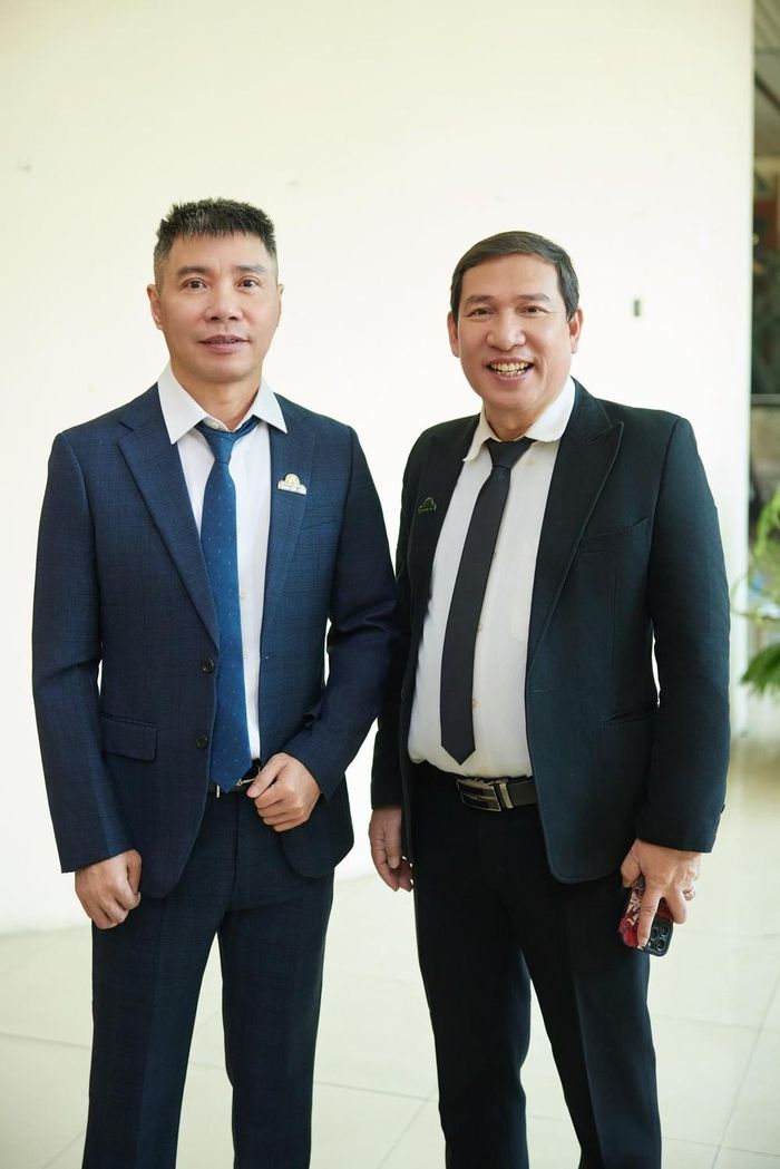 NSND Công Lý và NSƯT Quang Thắng (Ảnh: FBNV)