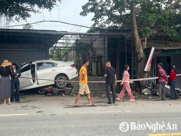 Hiện trường vụ tai nạn. Ảnh: CSCC