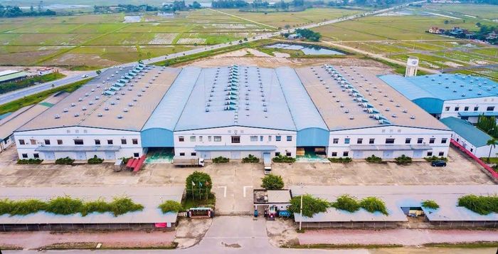 Cụm công nghiệp Nam Giang (Nam Đàn) đi vào hoạt động giải quyết việc làm cho hàng ngàn lao động địa phương. Ảnh: Cơ sở cung cấp