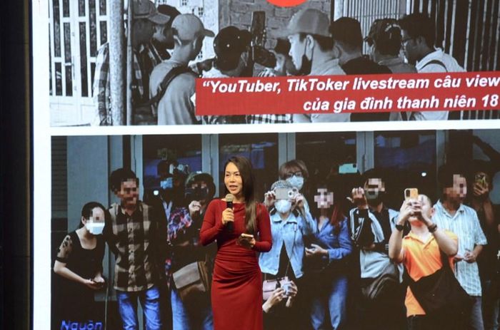 Nhà báo Phạm Thư Hiền cho biết, công nghệ không chỉ giúp giảm chi phí mà còn mở ra cơ hội tiếp cận thị trường toàn cầu một cách nhanh chóng và hiệu quả