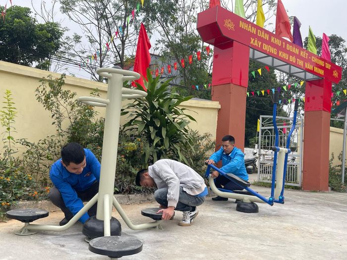 Công trình giúp người dân và thanh, thiếu nhi có không gian vui chơi, rèn luyện sức khỏe.