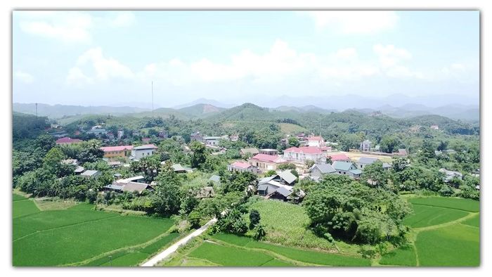 Toàn cảnh xã Xuân Quang, huyện Chiêm Hóa.