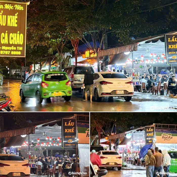 Các phương tiện đậu lộn xộn thu hẹp lòng đường, khiến người dân trong khu phố di chuyển khó khăn. Ảnh: Nhật Lân - Hải Đăng