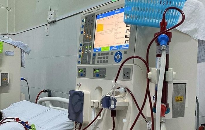 Khi chức năng thận suy giảm, bệnh nhân sẽ buộc phải chạy thận nhân tạo hoặc ghép thận. Ảnh minh họa: N.P