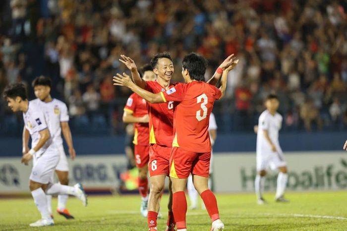 Chủ nhân 3 bàn thắng của tuyển Việt Nam vào lưới Lào hôm 25-3. Ảnh: Tuấn Phạm
