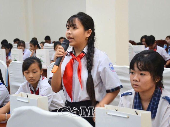 Hội nghị đối thoại diễn ra sôi nổi, vui tươi với 29 ý kiến, nguyện vọng của các em được trình bày, chia sẻ.