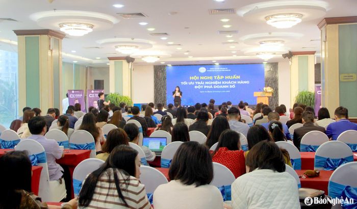 Hội nghị có sự tham gia của 200 doanh nghiệp trên địa bàn tỉnh. Ảnh: Quang An