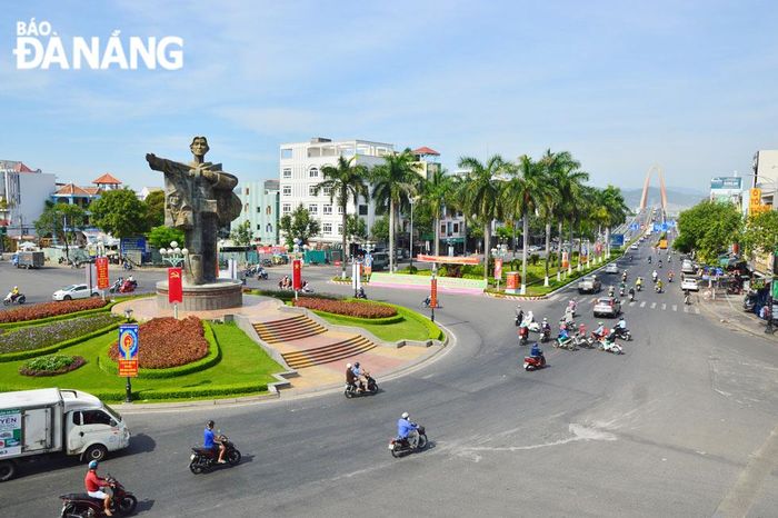 Một góc đô thị quận Thanh Khê. Ảnh: XUÂN SƠN
