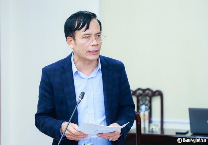 Ông Trần Ngọc Tú - Chủ tịch UBND thành phố Vinh. Ảnh: Thành Duy