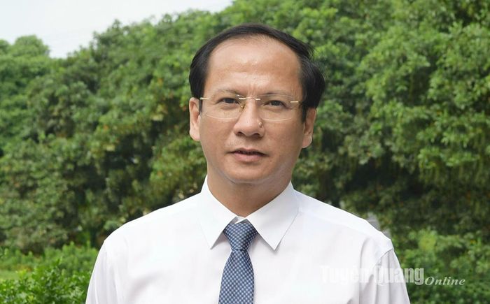 Ông Giang Tuấn Anh, Chủ tịch UBND huyện Sơn Dương