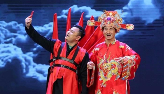 Bộ đôi đối diễn trong chương trình "Táo quân". Ảnh (Internet)