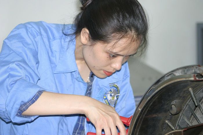 Sinh viên VAA trong giờ thực hành