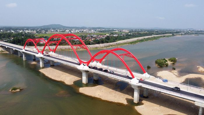Cầu Trà Khúc 3 sẽ có tên là Hà Thuận. Ảnh: Lê Danh