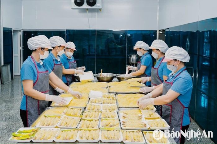 Các cơ sở chế biến tăng tốc sản xuất. Ảnh: T.P