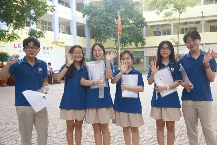 Học sinh TP HCM trong kỳ thi tuyển sinh lớp 10 năm 2024. Ảnh tư liệu NLĐO