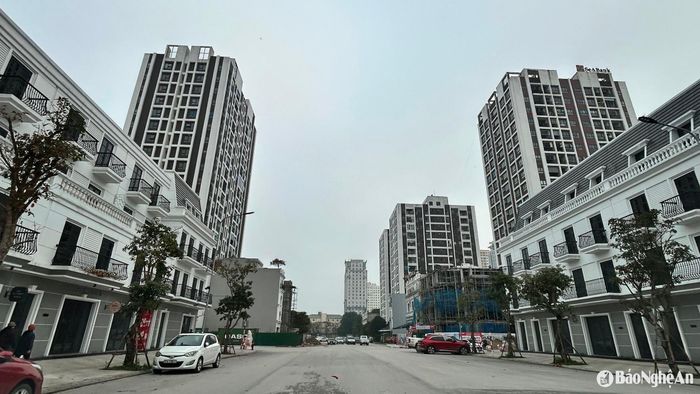 Khu chung cư cải tạo khu A Quang Trung gồm có nhà ở xã hội và nhà ở thương mại. Ảnh: Trân Châu