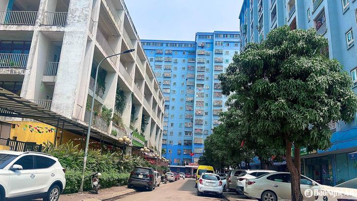 Khu nhà ở xã hội của Công ty CP Địa ốc Kim Thi ở phường Quán Bàu, thành phố Vinh. Ảnh: Trân Châu.