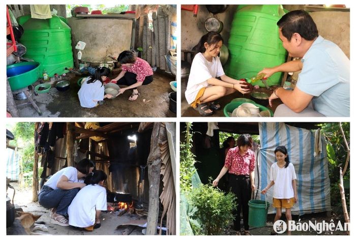 Chương trình "Mẹ đỡ đầu" không chỉ hỗ trợ về vật chất mà còn là điểm tựa về tinh thần cho trẻ mồ côi. Ảnh: CSCC