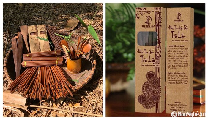 Đằng sau sản phẩm từ mây, tre của HTX Trà Lân là câu chuyện về cây tre ở miền Tây Nghệ An, là những yêu thương, gửi gắm của những người thợ khuyết tật ở xưởng tre. Ảnh: T.P