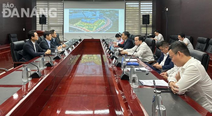 Quang cảnh buổi làm việc. Ảnh: M.Q
