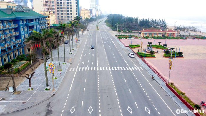 Đường Bình Minh sẽ là một trong những tuyến cấm phương tiện lưu thông trong giờ khai hội. Ảnh: Quang An