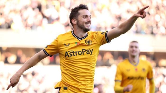 Sarabia là tác giả của bàn thắng duy nhất giúp Wolves đánh bại MU