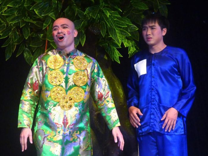 Vở "Cây bút thần" của sân khấu 5B. Ảnh: H.K