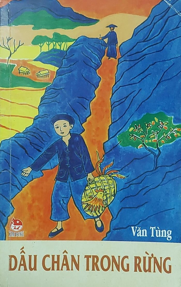  Tác phẩm 'Dấu chân trong rừng' được ấn hành bởi NXB Kim Đồng. Ảnh: Tấn Quyết 
