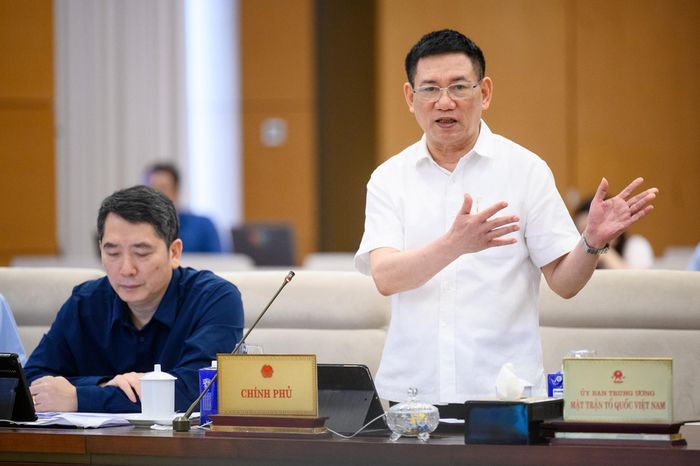 Phó Thủ tướng Chính phủ Hồ Đức Phớc phát biểu tại phiên họp. Ảnh: media.quochoi.vn