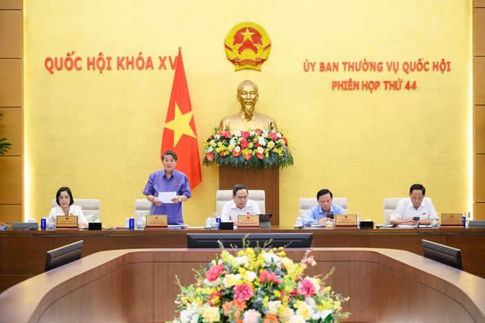 Phó Chủ tịch Nguyễn Đức Hải điều hành phiên họp. Ảnh: media.quochoi.vn