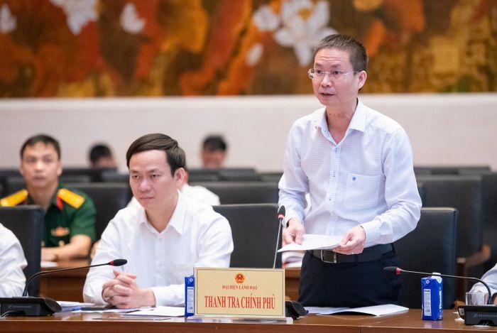  Phó Tổng Thanh tra Chính phủ Lê Tiến Đạt phát biểu 