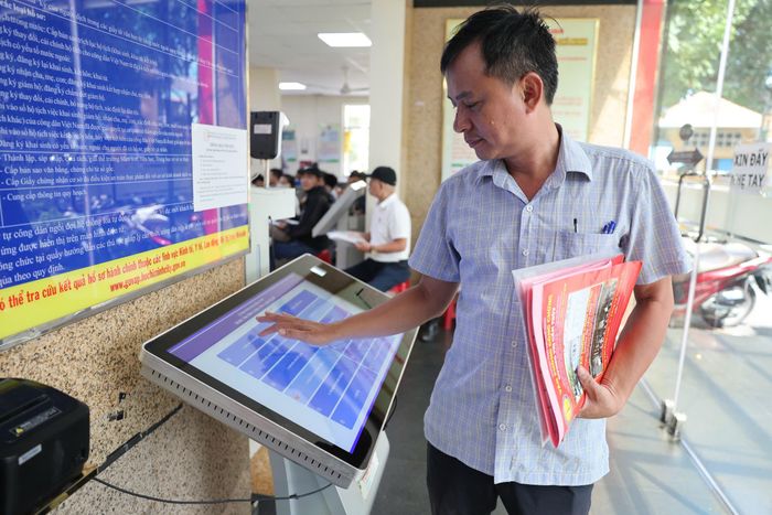 Người dân đã dần thích ứng với quy trình làm việc số hóa hiện đại