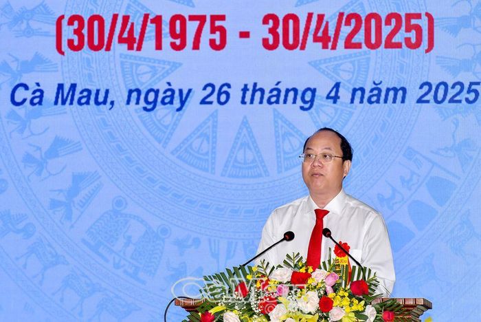 Bí thư Tỉnh ủy Nguyễn Hồ Hải trong diễn văn tại buổi họp mặt đã nêu bật chiến chắng mùa xuân 1975 là minh chứng sinh động cho tinh thần yêu nước, bản lĩnh và trí tuệ tuyệt vời của người Việt Nam, của sức mạnh đại đoàn kết toàn dân tộc với tinh thần “quyết tử cho Tổ quốc quyết sinh”.