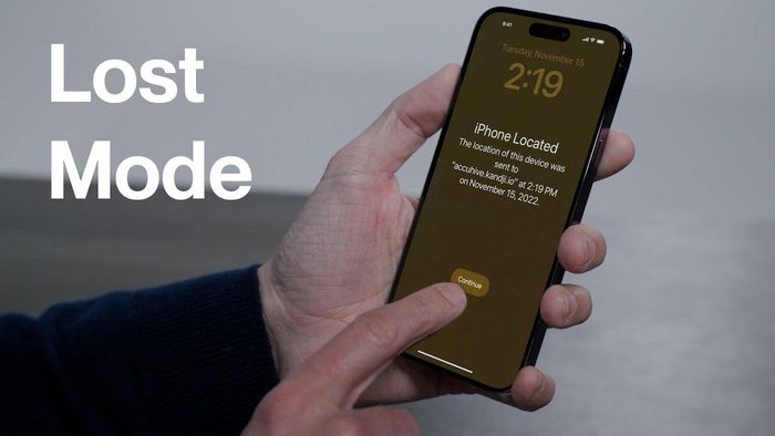 Tính năng Lost Mode giúp vô hiệu hóa quyền truy cập vào thiết bị và tự động ngăn chặn thanh toán qua Apple Pay hoặc Google Pay. Ảnh: Internet