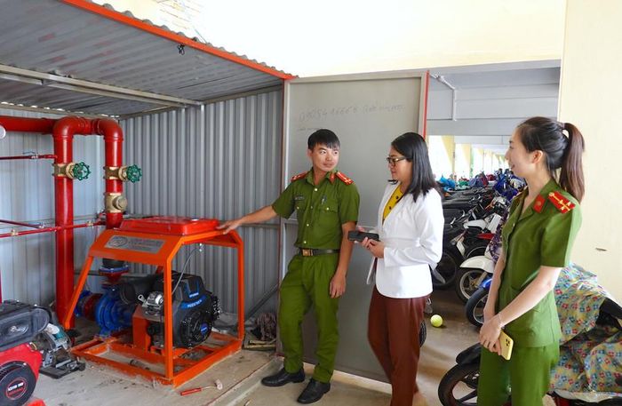 Tăng cường cảnh báo nguy cơ cháy nổ, nhất là trong thời kỳ cao điểm nắng nóng. Ảnh: M.T