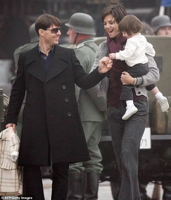 Tom Cruise cùng vợ cũ - Katie Holmes và con gái Suri