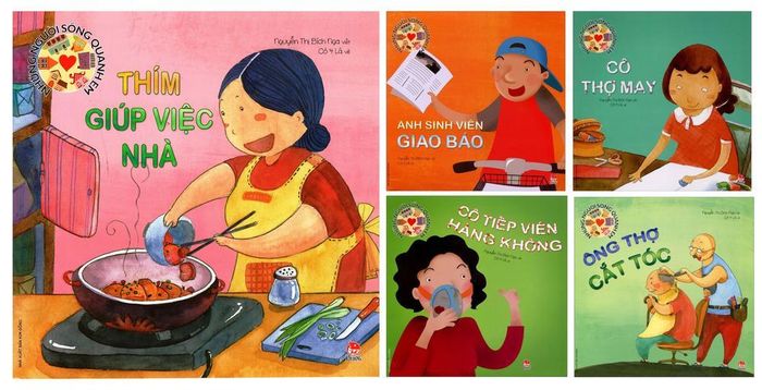 Bộ sách “Những người sống quanh em” của NXB Kim Đồng