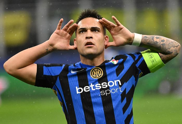 Lautaro Martinez là thủ lĩnh Inter. Ảnh: EFE
