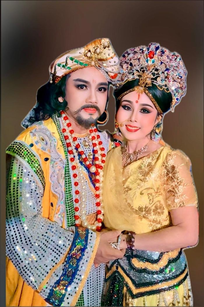 Vợ chồng Lê Tứ từng tham gia nhiều chương trình về chủ đề Phật giáo