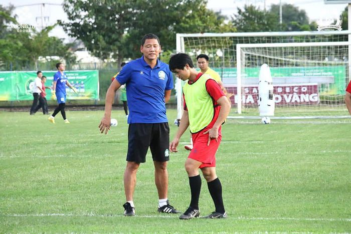 Không ngoài đồn đoán, Anh Đức trở lại CLB quê hương sau khi rời Bình Phước. Ảnh: BPFC