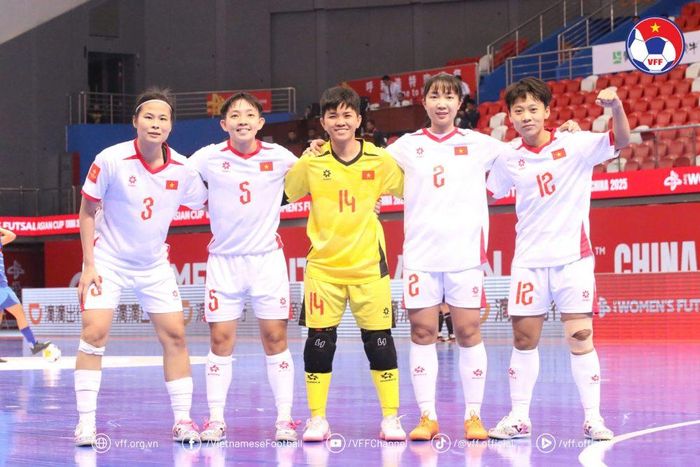 Cầu thủ số 3 của tuyển futsal nữ Việt Nam xứng đáng được nể phục bởi sự đa năng. Ảnh: VFF