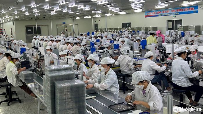 Sản xuất tại khu kinh tế Đông Nam. Ảnh: Trân Châu