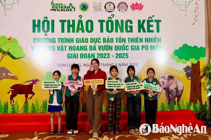 Các câu lạc bộ học sinh cùng nhau thực hiện nhiều sáng kiến nhằm bảo vệ động vật hoang dã. Ảnh: PV.