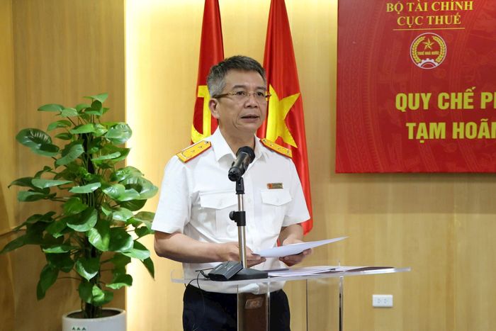 Ông Mai Xuân Thành, Cục trưởng Cục Thuế. (Ảnh: CT)