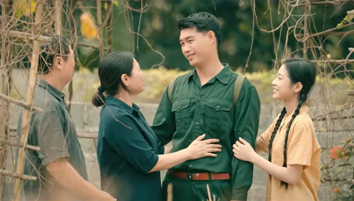 Hình ảnh trong MV "Tự hào màu áo lính"