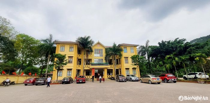 Nghệ An đã chỉ đào, rà soát, xây dựng phương án xử lý đối với tài sản công sau sắp xếp đơn vị hành chính. Trong ảnh: Trụ sở xã Thượng Tân Lộc, huyện Nam Đàn. Ảnh: Thành Duy