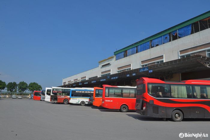 Bến xe Bắc Vinh thuộc Công ty CP Bến xe Nghệ An. Ảnh: Văn Trường