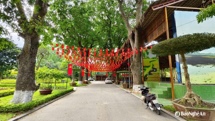 Không gian Khu Di tích Quốc gia đặc biệt Kim Liên ngày càng được đánh giá cao về cảnh quan, không gian. Ảnh: Diệp Thanh