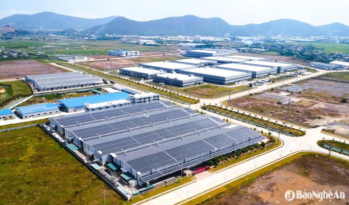 Toàn cảnh Khu công nghiệp WHA Industrial Zone 1 Nghệ An. Ảnh: Thành Cường