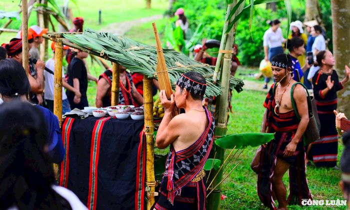 Sau phần lễ, mọi người phấn khởi hòa cùng tiếng chiêng, khèn bè, tù và... vui mừng chúc tụng buổi lễ đã thành công. Lễ hội cúng thần núi, cúng thần rừng của người Cơ Tu một trong lễ hội đặc sắc có từ lâu đời luôn được đồng bào Cơ Tu bảo tồn, gìn giữ. Buổi lễ được tái hiện tại Làng Văn hóa - Du lịch các dân tộc Việt Nam đã góp phần giới thiệu văn hóa của đồng bào dân tộc Cơ Tu đến với các dân tộc và đông đảo du khách tham quan.